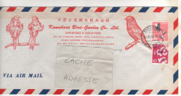2 Timbres , Stamps Sur Lettre , Cover , Mail à En Tête Illustrée " Commerce D'oiseau " Du 17/11/66 - Covers & Documents