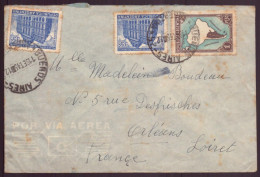 ARGENTINE ENVELOPPE DE 1945 DE BUENOS AIRES POUR ORLEANS - Storia Postale