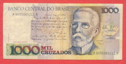 B197 / 1 000 CRUZADOS - BANCO CENTRAL DO BRASIL - Brazil Brasilien Brazilie - Banknotes Banknoten Billets Banconote - Brésil