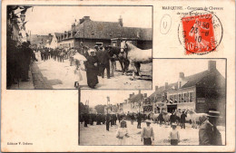 CPA - SELECTION  -  MARQUISE  -   Concours De Chevaux De Races Boulonnais. - Marquise