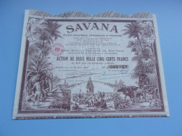 (déco) SAVANA Exploitation A Pondichéry - Other & Unclassified