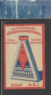 VERSALE SOLO PRAHA  ASI-  OLD VINTAGE CZECHOSLOVAKIAN MATCHBOX LABEL - Boites D'allumettes - Etiquettes