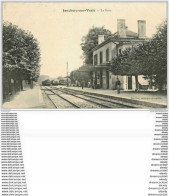 51 JONCHERY-SUR-VESLE. La Gare Avec Trains 1905 - Jonchery-sur-Vesle