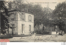 95 ARNOUVILLE-LES-GONESSE. Animation Et Jardinier à L'Entrée Du Château Vers 1906... - Arnouville Les Gonesses