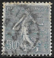 TIMBRE N° 161 -  SEMEUSE 50c -  OBLITERE  - 1921 / 1922 - Oblitérés