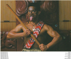 (MI) Photo Cpsm Cpm MAORI-POLYNESIAN Warrior - Nouvelle-Zélande