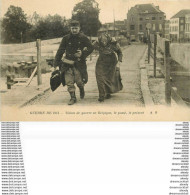 WW BELGIQUE Guerre 1914. Le Passé Et Le Présent Traversant Un Pont... Impeccable Et Vierge - Collections & Lots