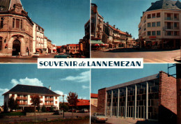 CPM - LANNEMEZAN - Place Thiers … Multivues - Edition Castagnede - Lannemezan