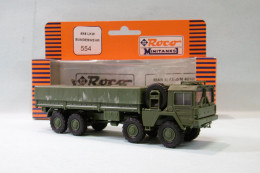 Roco Minitanks - Camion MAN 8x8 LKW Bundeswerh Militaire Réf. 554 HO 1/87 - Veicoli Da Strada