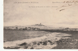 Saint Pierre Et Miquelon - Le Phare De Galantry - Carte Postale écrite - Saint-Pierre-et-Miquelon