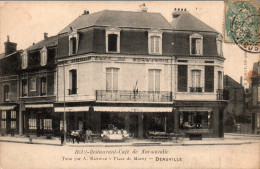 N°118586 -cpa Deauville -hôtel Restaurant De Normandie- Place Morny- - Deauville
