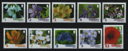 Guernsey 2009 - Mi-Nr. 1244-1253 ** - MNH - Blumen / Flowers - Guernesey