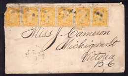 Canada - 1882 - Letter - Sent To Victoria British Columbia - Cartas & Documentos