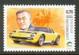 Luxemburg 2016 Special Stamp Lamborghini ** MNH Ha45 - Automobili