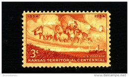UNITED STATES/USA - 1954  KANSAS  MINT NH - Unused Stamps