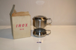 C118 Tasse Inox Thé Durobor Soignies Boite Origine - Alcohols