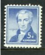 UNITED STATES/USA - 1954  5c  MONROE   MINT NH - Unused Stamps