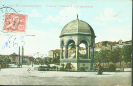 YT Mouchon Port Saïd N°25 CAD Port Saïd Egypte 17 9 1912 Bureau Français à L'étranger Pour Paris CPA Constantinople - Storia Postale