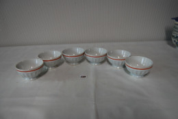 C118 Ensemble De 6 Tasses Art Deco - Vintage Bols - Otros & Sin Clasificación