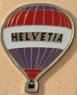 BALLON A AIR CHAUD - MONTGOLFIERE - HELVETIA - HELVETIE - SUISSE - SCHWEIZ - ASSURANCE -     (33) - Luchtballons