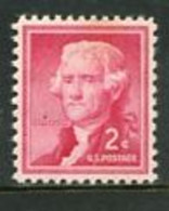 UNITED STATES/USA - 1954  2c  JEFFERSON MINT NH - Unused Stamps