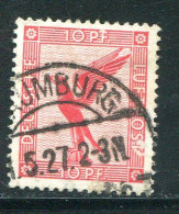 ALLEMAGNE- REPUBLIQUE DE WEIMAR- P.A YT N°28- Oblitéré - Poste Aérienne & Zeppelin
