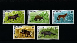 ETHIOPIA - 1975  ANIMALS  SET  MINT NH - Ethiopie