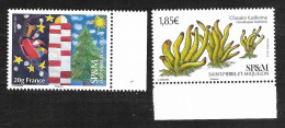 SP & M 2023 - Yv N° 1323 & 1324 ** - Clavaire Fusiforme Et 1er Noël à SP & Mq - Nuovi