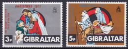 Gibraltar 264 - 265 Postfrisch, Weihnachten (Nr.1966) - Natale