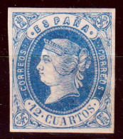 Spagna 1862 Unif.55 */MH VF/F - Ungebraucht