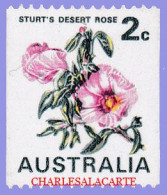 AUSTRALIA 1970  FLOWER COIL STAMP 2c. TYPE II  FLUO. PAPER  S.G. 465b  U.M. N.S.C. - Mint Stamps