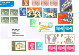 GREAT BRITAIN :2012, STAMPS COVER TO DUBAI. - Lettres & Documents