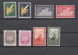 NATIONS  UNIES  NEW-YORK     1954   N° 23 à 30   NEUFS**   CATALOGUE YVERT&TELLIER - Unused Stamps