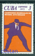 1972 Baseball Umpire, World Amateur Baseball Championships,CUBA,1831,MNH - Baseball