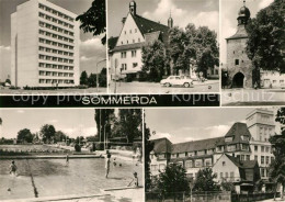 43495496 Soemmerda Schwimmbad Hochhaus VEB Bueromaschinenfabrik Rathaus  Soemmer - Soemmerda