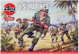 U.S. Marines (46 Pieces) - World War II - Airfix (1:76 - HO/00) 01716-1 - Figurine