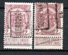 1699 Voorafstempeling Op Nr 82 - AVERBODE 11 - Positie A & B - Rollenmarken 1910-19