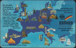 GERMANY S22/94 Krüger - Europawahl 1994 - Europakarte - S-Series : Guichets Publicité De Tiers