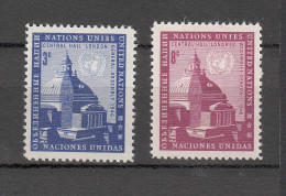 NATIONS  UNIES  NEW-YORK    1958  N° 58 - 59   NEUFS**   CATALOGUE YVERT&TELLIER - Ongebruikt