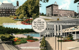 43494786 Bottrop Partie Am Rathaus Verwaltung Der Rheinstahl Bergbau AG Anlagen  - Bottrop