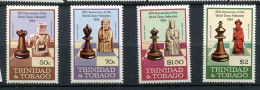 Trinite Et Tobago ** N° 499 à 502 - Echecs - Trinité & Tobago (1962-...)