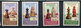 Trinite Et Tobago ** N° 499 à 502 - Echecs - Trinidad & Tobago (1962-...)