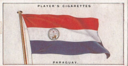 38 Paraguay - Flags Of The League  Of Nations 1928, Players Cigarettes, Original Card, - Player's