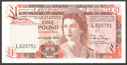 Gibraltar 1 Pound 1988 QE II UNC - Gibraltar