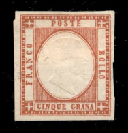 Antichi Stati Italiani - Napoli - 1861 - 5 Grana (21) Nuovo Con Gomma Originale - Andere & Zonder Classificatie