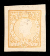 Regno - Vittorio Emanuele II - 1863 - Saggi - Ronchi - 15 Cent (23 - Giallo) - Senza Gomma - Sorani - Autres & Non Classés