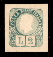 Regno - Vittorio Emanuele II - 1863 - Saggi - Grazioli - 2 Lire (27 - Verde) - Senza Gomma - Sorani - Other & Unclassified