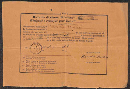 Regno - Vittorio Emanuele II - Modulo 24 Affrancato Con Due 10 Cent (L17) Da Trescorre Per Iseo Del 1.6.68 - Cert. Vicar - Sonstige & Ohne Zuordnung