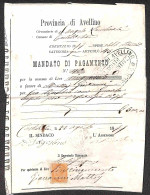 Regno - Vittorio Emanuele II - Uso Fiscale - 10 Cent (T17) Su Mandato Di Pagamento Del 23.8.99 - R. Diena - Other & Unclassified