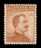 Regno - Vittorio Emanuele III - 1916 - 20 Cent Michetti (107) Ottimamente Centrato - Gomma Integra - Autres & Non Classés
